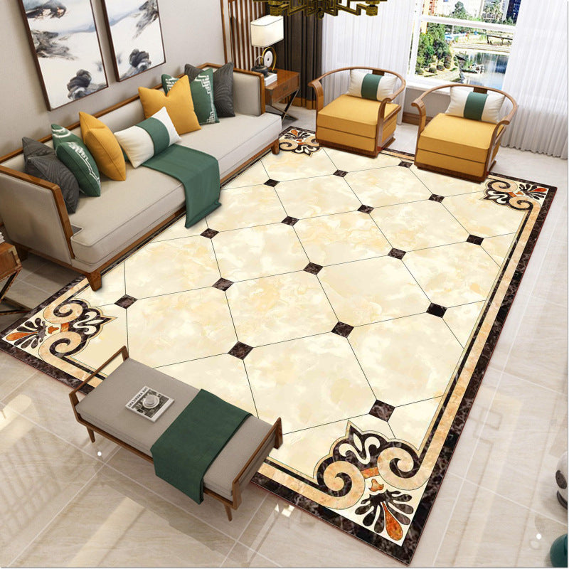 Avtoit | Luxury Southwest Rug Multicolored Floral Print Rug Pet-Friendly Easy to Care Washable Rug for the Living Room