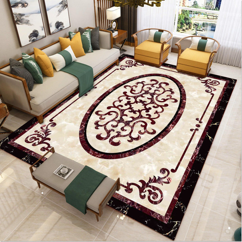 Avtoit | Luxury Southwest Rug Multicolored Floral Print Rug Pet-Friendly Easy to Care Washable Rug for the Living Room