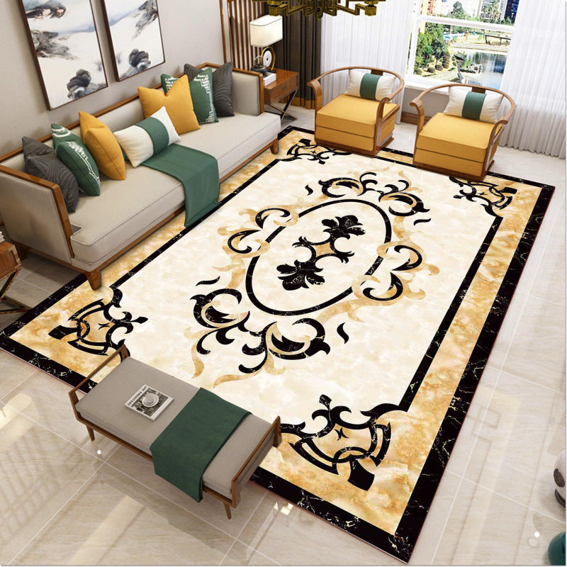 Avtoit | Luxury Southwest Rug Multicolored Floral Print Rug Pet-Friendly Easy to Care Washable Rug for the Living Room