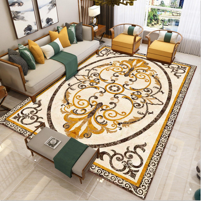 Avtoit | Luxury Southwest Rug Multicolored Floral Print Rug Pet-Friendly Easy to Care Washable Rug for the Living Room
