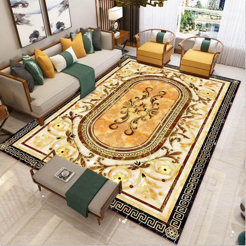 Avtoit | Luxury Southwest Rug Multicolored Floral Print Rug Pet-Friendly Easy to Care Washable Rug for the Living Room