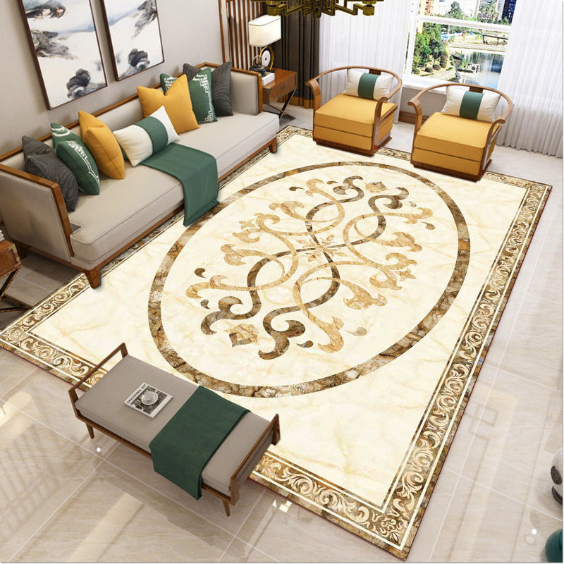 Avtoit | Luxury Southwest Rug Multicolored Floral Print Rug Pet-Friendly Easy to Care Washable Rug for the Living Room