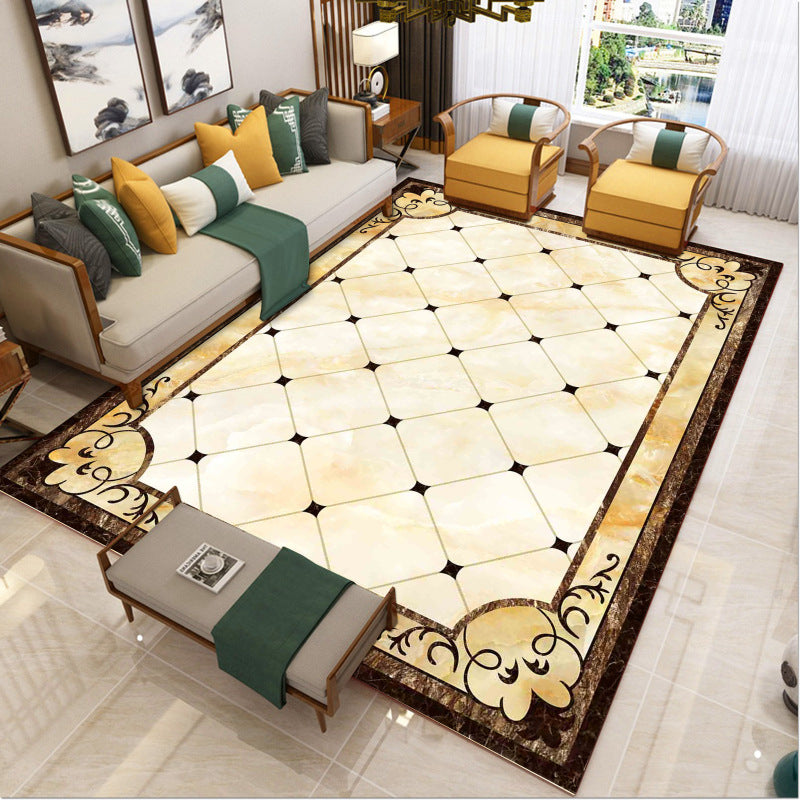 Avtoit | Luxury Southwest Rug Multicolored Floral Print Rug Pet-Friendly Easy to Care Washable Rug for the Living Room