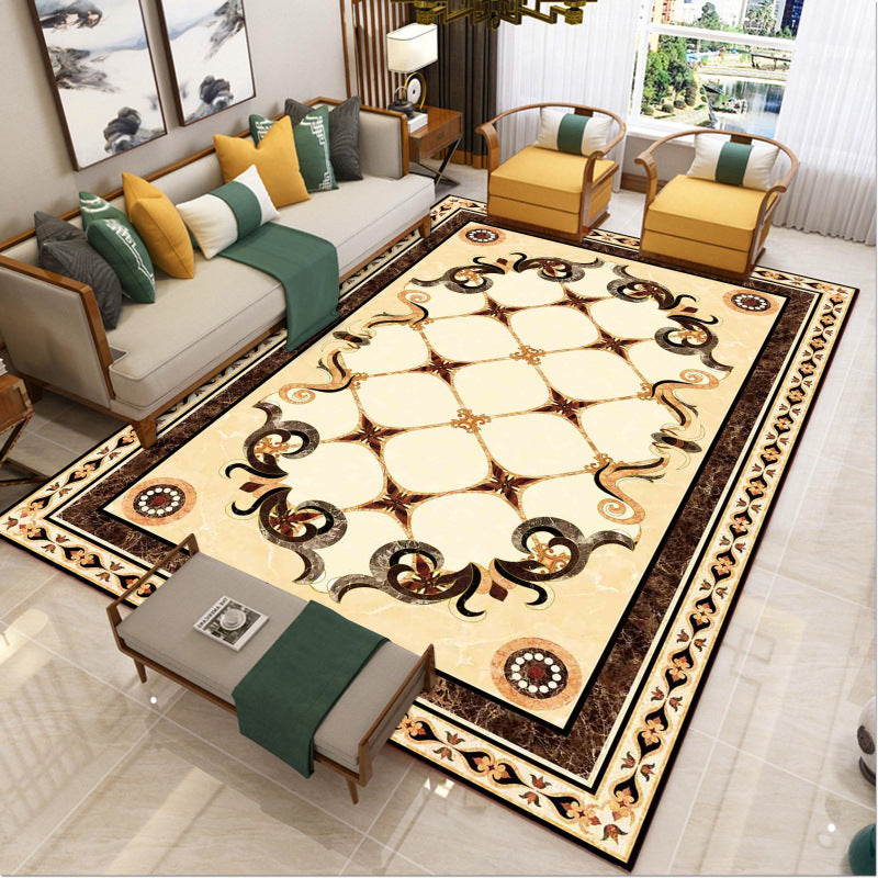 Avtoit | Luxury Southwest Rug Multicolored Floral Print Rug Pet-Friendly Easy to Care Washable Rug for the Living Room