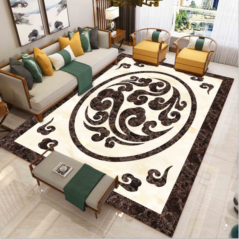 Avtoit | Luxury Southwest Rug Multicolored Floral Print Rug Pet-Friendly Easy to Care Washable Rug for the Living Room