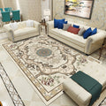 Avtoit | Antique patterned rug multicolored polypropylene indoor rug easy care washable rug for living room