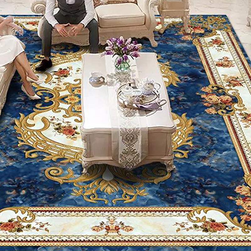 Avtoit | Americana Home Rug Multicolored Printed Rug Polyester Non-Slip Backing Easy Care Rug