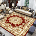Avtoit | Retro Living Room Rug Multicolor Floral Indoor Rug Polypropylene Pet-Friendly Washable Easy Care Rug
