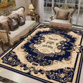Avtoit | Southwestern Living Room Rug Multicolored Floral Pattern Rug Polyester Pet-friendly Stain-resistant Area Rug