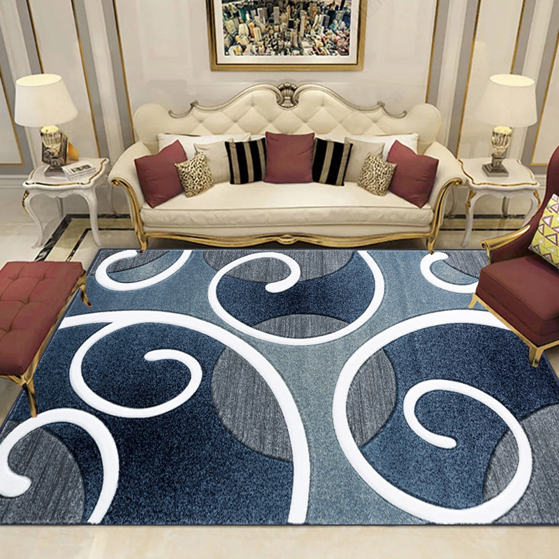 Avtoit | Indian Living Room Rug Multicolored Geometric Pattern Indoor Rug Polyester Pet Friendly Washable Rug