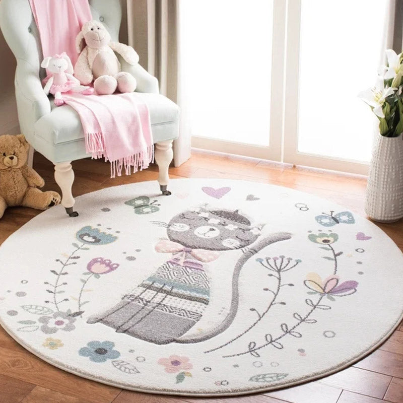 Avtoit | Modern children's room carpet multicolored cartoon pattern carpet polypropylene non-slip machine washable carpet