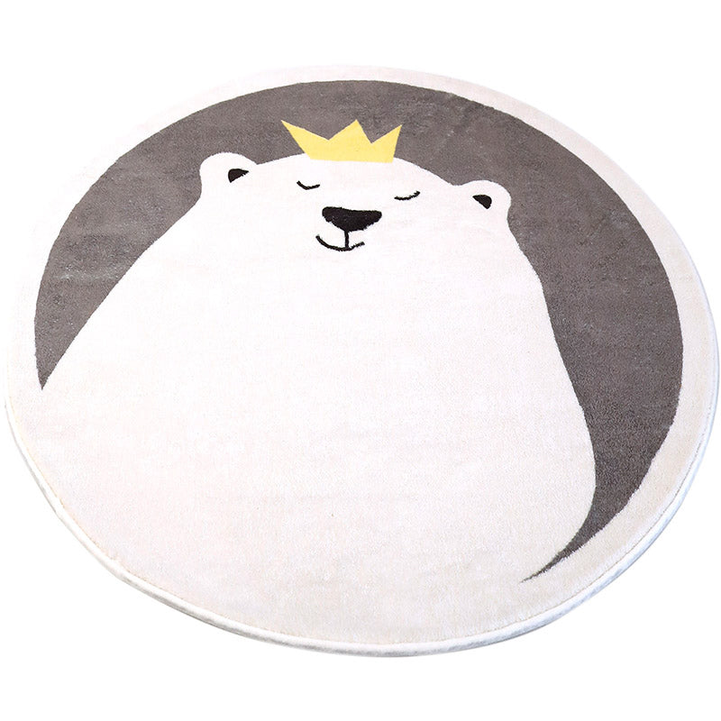 Avtoit | Beautiful children's room carpet Multicolored cartoon pattern carpet Polyester non-slip machine washable carpet