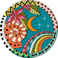 Avtoit | Calming Cartoon Rug Multicolor Cute Area Rug Polypropylene Non-Slip Machine Washable Rug for Kids