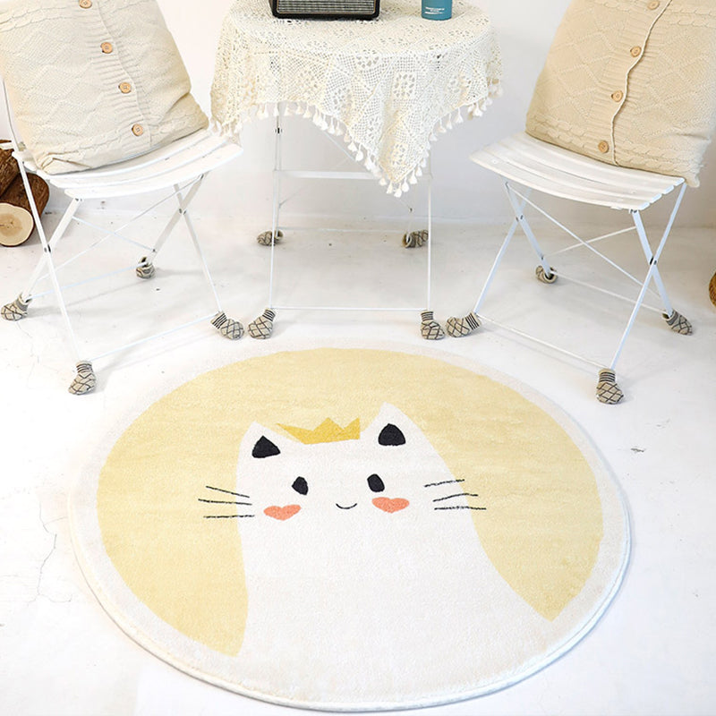 Avtoit | Sweet children's room carpet Multicolor Cartoon area rug Synthetic Non-slip Pet-friendly Indoor carpet