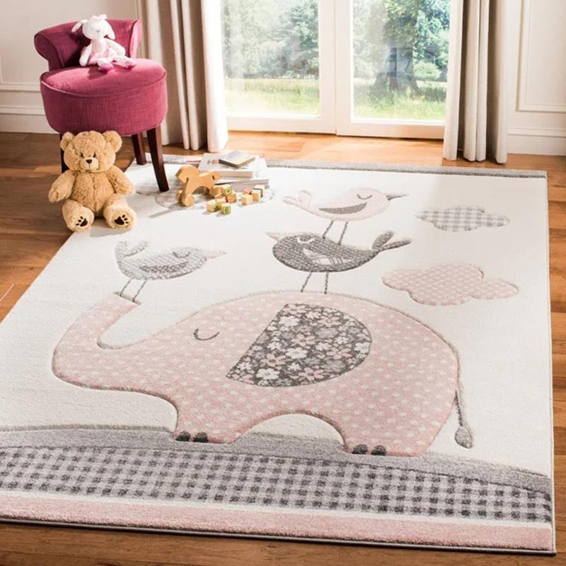 Avtoit | New children's carpet Multi-colored Cartoon Indoor carpet Synthetic Non-slip Stain-resistant Washable carpet