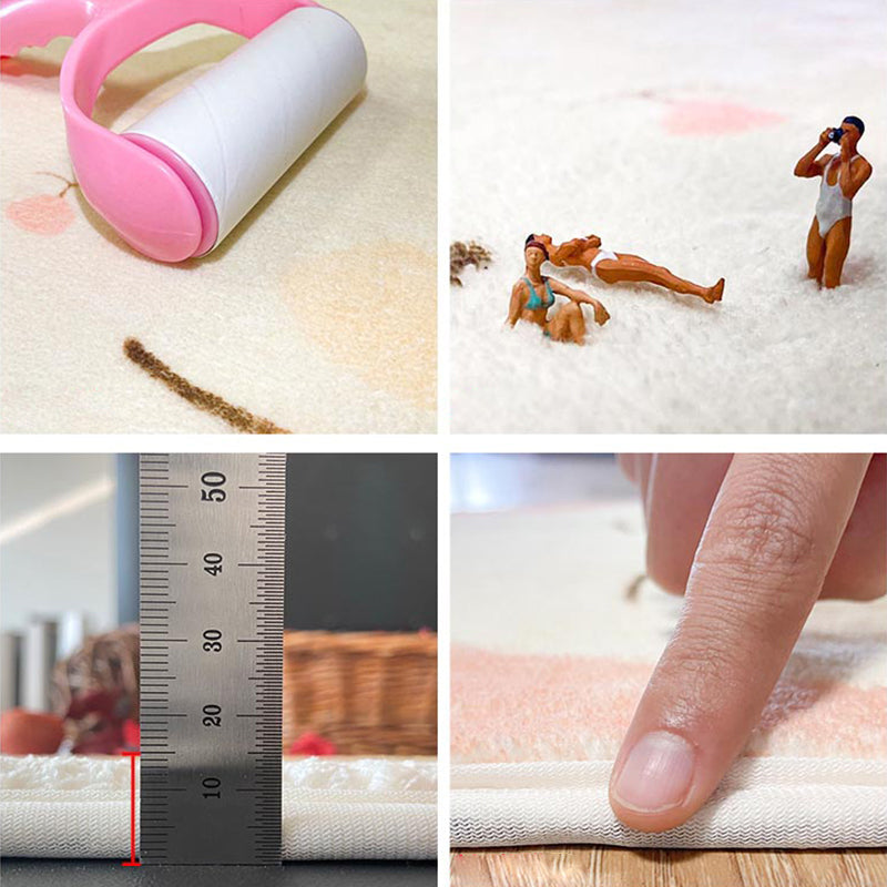 Avtoit | New children's carpet Multi-colored Cartoon Indoor carpet Synthetic Non-slip Stain-resistant Washable carpet