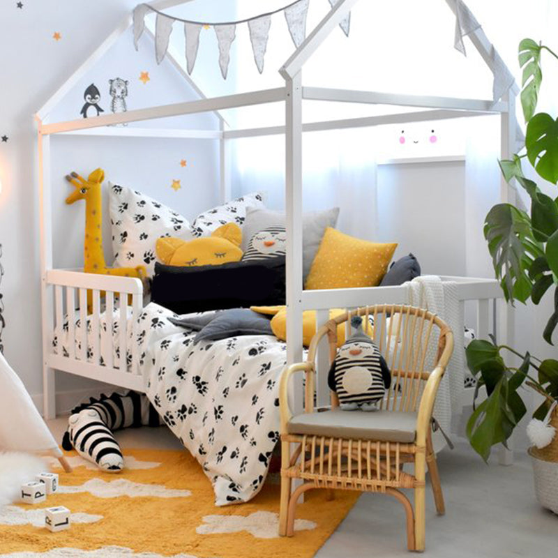 Avtoit | Lovely Cartoon Print Rug Multicolor Polyester Area Rug Non-Slip Machine Washable Rug for Bedroom