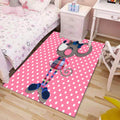 Avtoit | Beautiful Children's Rug Multicolored Cartoon Printed Area Rug Polypropylene Non-Slip Easy-Care Rug