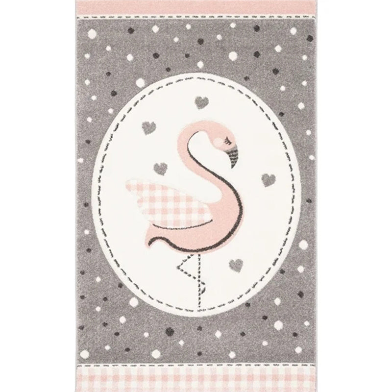 Avtoit | Lovely Children's Room Carpet Multicolor Cartoon Printed Carpet Polyester Pet-Friendly Machine Washable Indoor Carpet