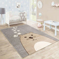 Avtoit | Casual Cartoon Print Rug Multicolored Polypropylene Rug Non-Slip Washable Easy Care Rug for Kids