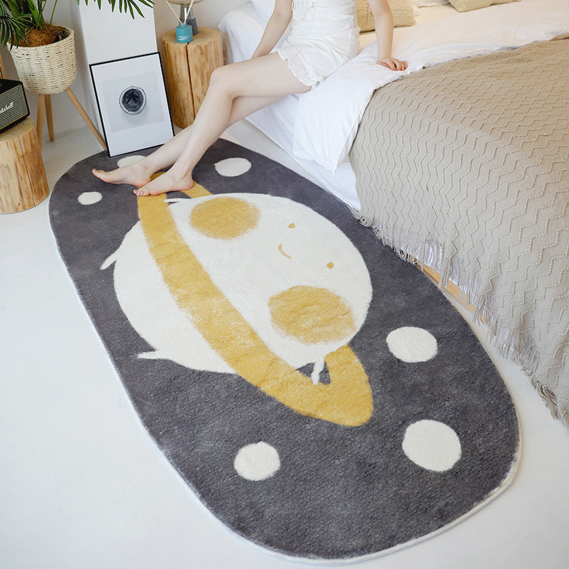 Avtoit | Multicolored Relaxation Carpet Synthetic Area Rug Non-slip Machine Washable Carpet for the Children's Room