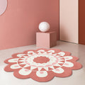 Avtoit | Irregular Shape Cartoon Carpet Multicolor Funky Area Rug Synthetic Pet-Friendly Non-Slip Backing Rug for Room