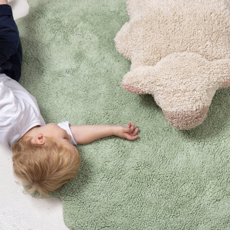 Avtoit | Irregular Shape Cartoon Rug Multicolor Funky Area Rug Synthetic Pet-Friendly Non-Slip Backing Rug for Room