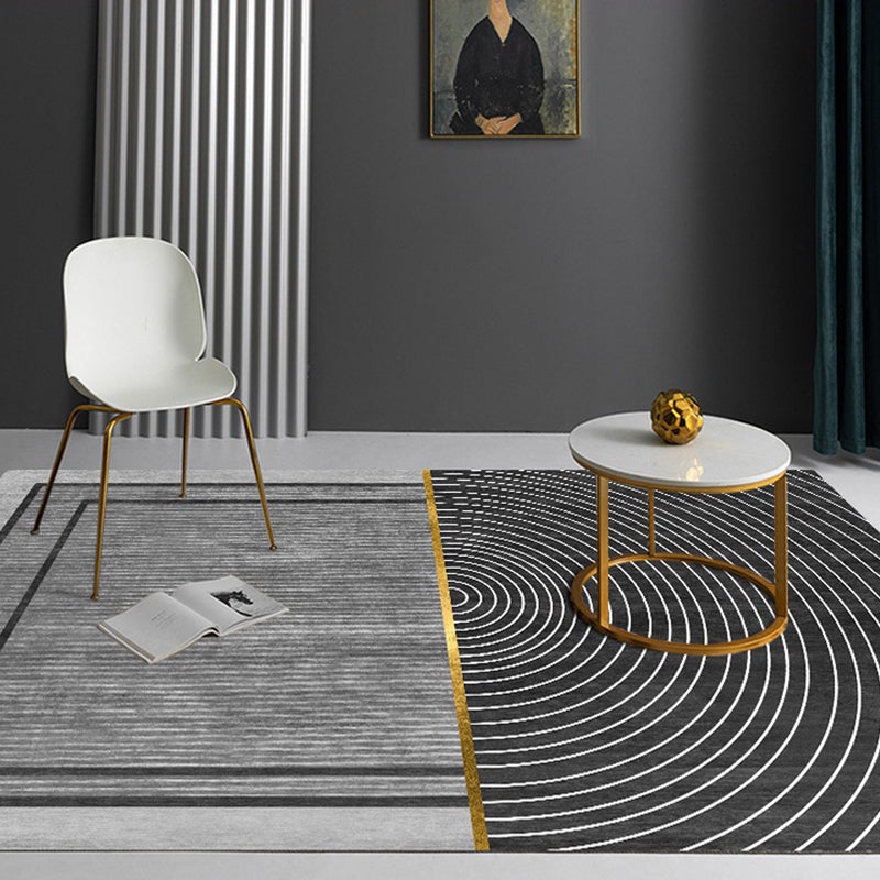 Avtoit | Multicolored Luxury Carpet Synthetic Geometric Pattern Carpet Pet-Friendly Non-Slip Backing Easy Care Area Rug for Home