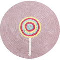Avtoit | Colorful Lollipop Print Rug made of Cotton, Comfort Rug, Pet-friendly, Washable, Easy to Care, Rug for Kids