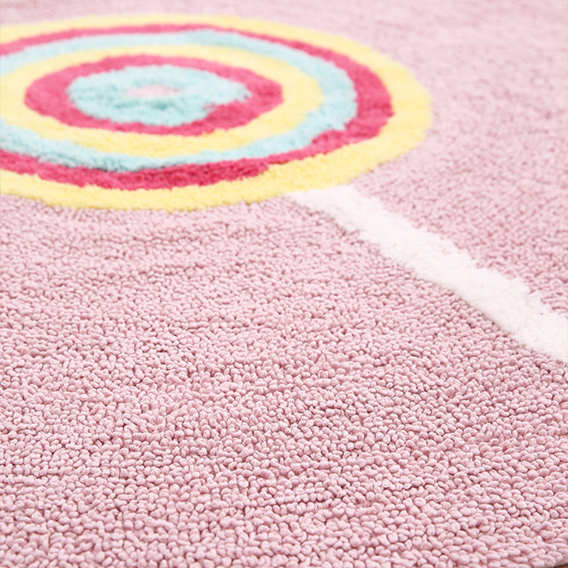 Avtoit | Colorful Lollipop Print Rug made of Cotton, Comfort Rug, Pet-friendly, Washable, Easy to Care, Rug for Kids