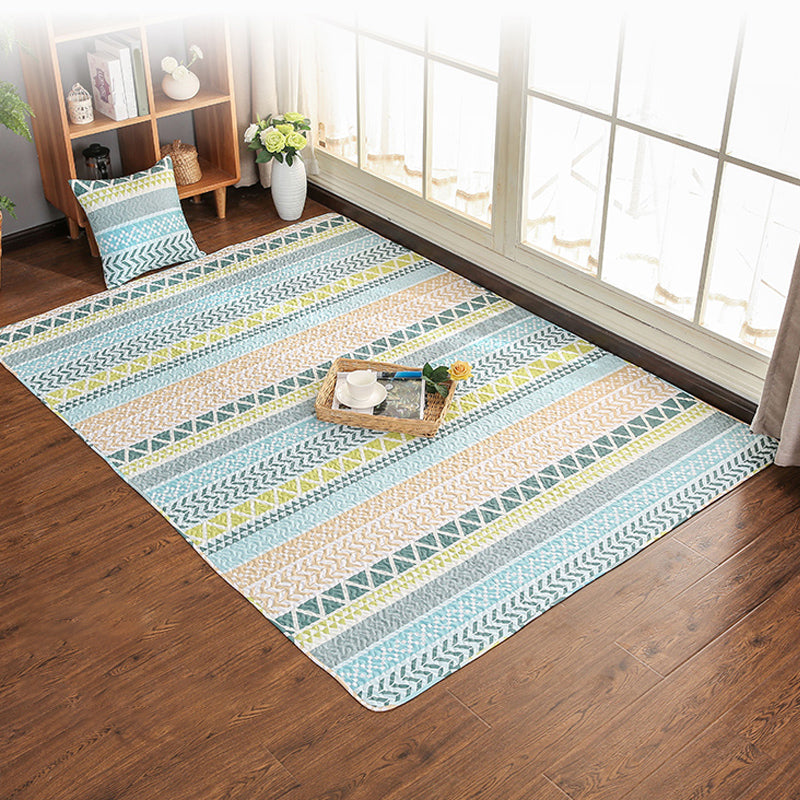 Avtoit | Beautiful geometric rug Multicolored Trend rug Cotton Easy to care for Pet-friendly Washable indoor rug for rooms