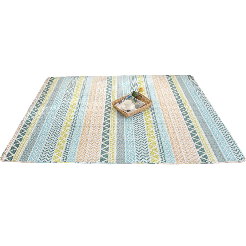 Avtoit | Beautiful geometric rug Multicolored Trend rug Cotton Easy to care for Pet-friendly Washable indoor rug for rooms