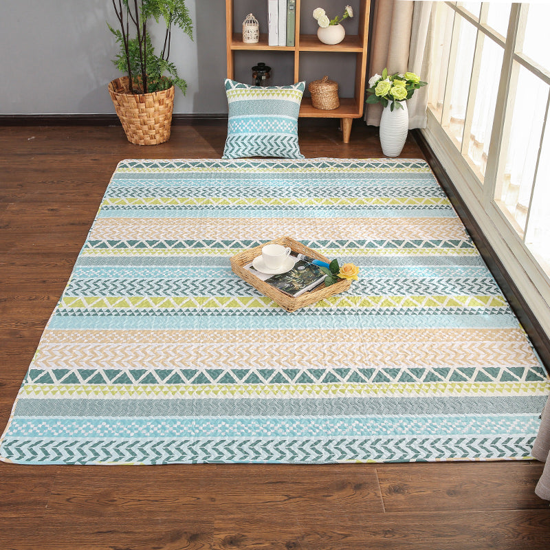 Avtoit | Beautiful geometric rug Multicolored Trend rug Cotton Easy to care for Pet-friendly Washable indoor rug for rooms