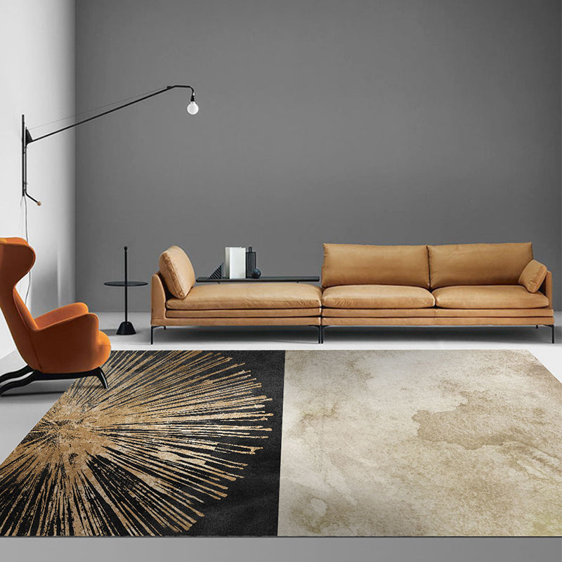 Avtoit | Western Living Room Rug Multicolored Polypropylene Rug Non-Slip Back Washable Indoor Rug