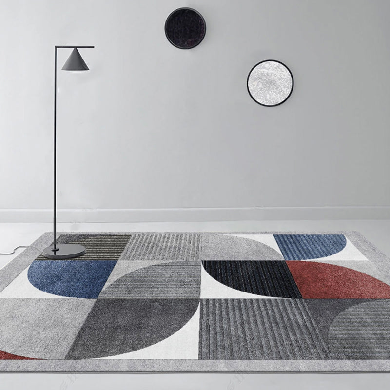 Avtoit | Western Living Room Rug Multicolored Polypropylene Rug Non-Slip Back Washable Indoor Rug