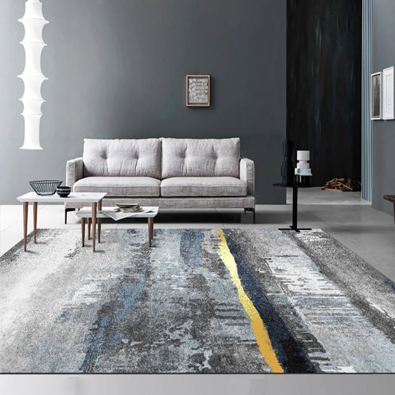 Avtoit | Western Living Room Rug Multicolored Polypropylene Rug Non-Slip Back Washable Indoor Rug