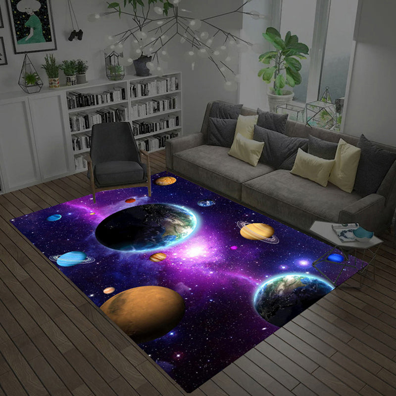 Avtoit | Multicolored novelty rug polyester room pattern area rug with non-slip backing machine washable rug for the bedroom