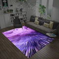 Avtoit | Multicolored novelty rug polyester room pattern area rug with non-slip backing machine washable rug for the bedroom