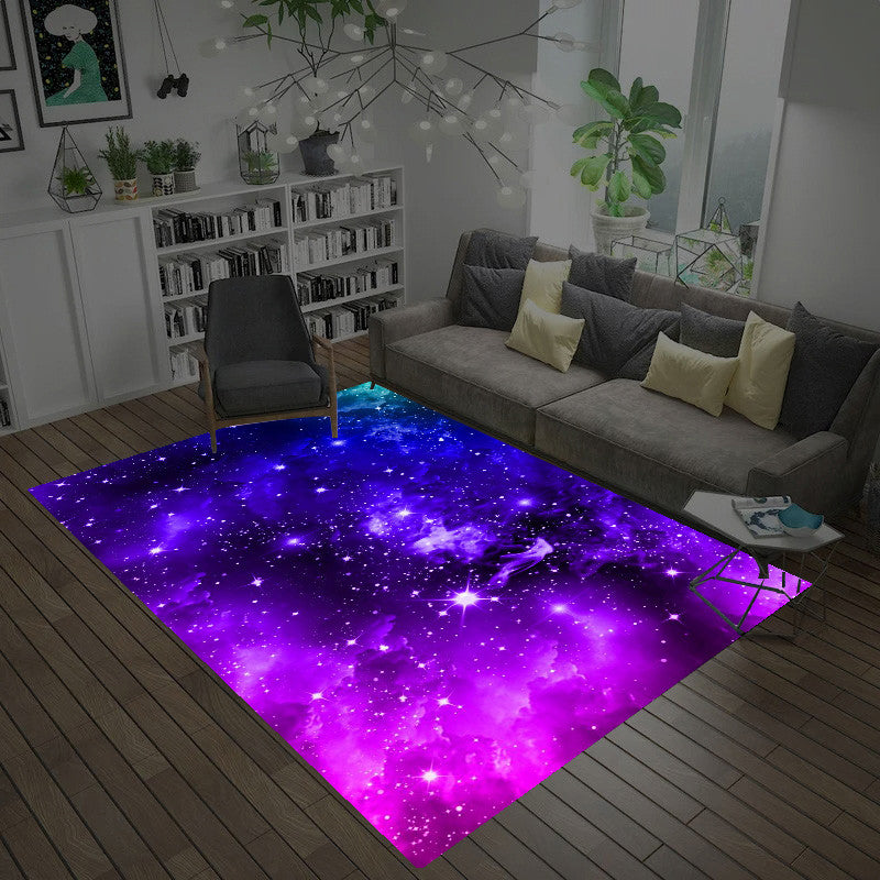 Avtoit | Casual Living Room Wallpaper Multicolor Area Print Rug Polypropylene Non-Slip Back Indoor Rug