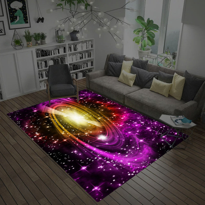 Avtoit | Casual Living Room Wallpaper Multicolor Area Print Rug Polypropylene Non-Slip Back Indoor Rug
