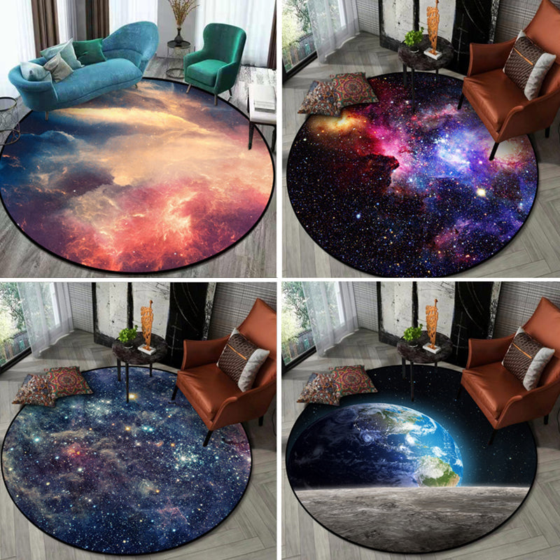 Avtoit | Modern Living Room Rug Multicolored Area Pattern Area Rug Pet-Friendly Easy Care Indoor Rug