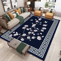 Avtoit | Chinese 3D Print Rug Multicolor Polyester Rug Pet-Friendly Non-Slip Washable Rug for the Living Room