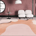 Avtoit | Creative Geometric Color-Block Carpet Multi Color Nordic Carpet Synthetic Non-Slip Stain-Resistant Machine Washable Carpet for Home