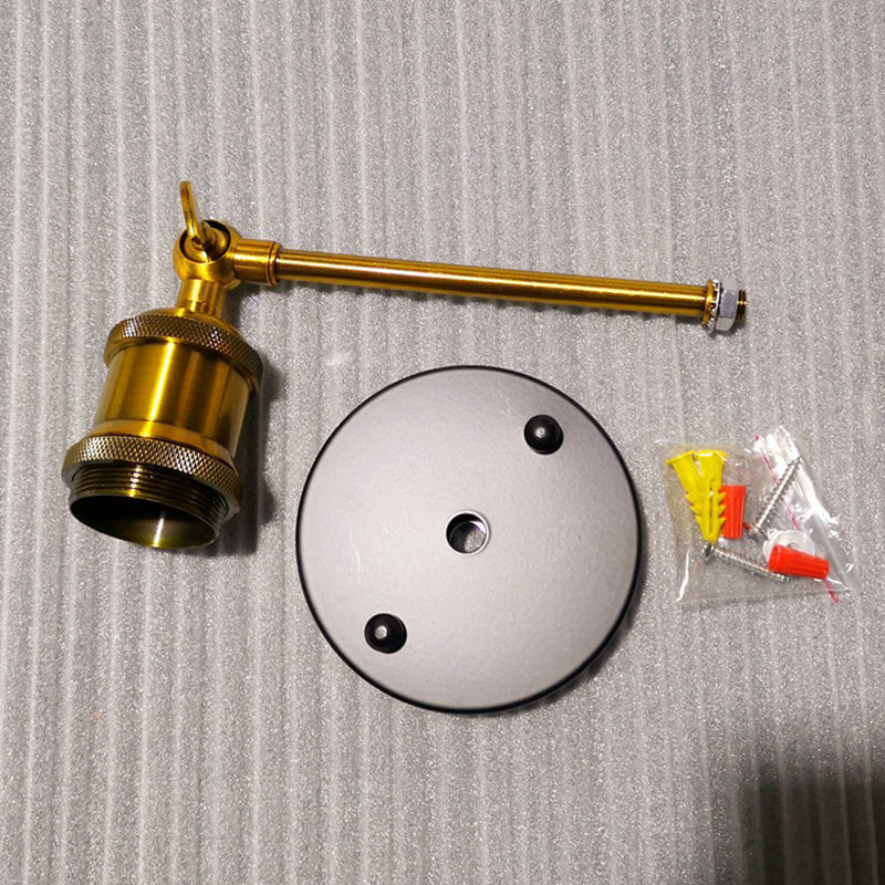 Avtoit | Exposed Bulb Design Metal Wall Lamp Factory 1 Head Dining Room Wall Light with Swivel Joint
