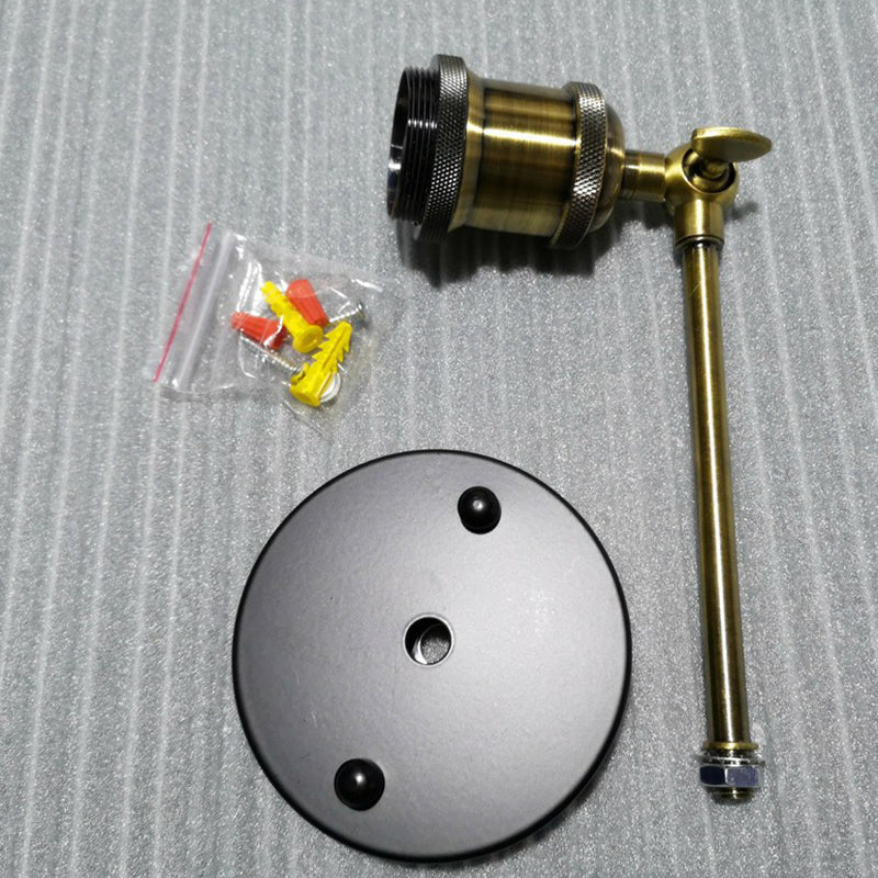 Avtoit | Exposed Bulb Design Metal Wall Lamp Factory 1 Head Dining Room Wall Light with Swivel Joint