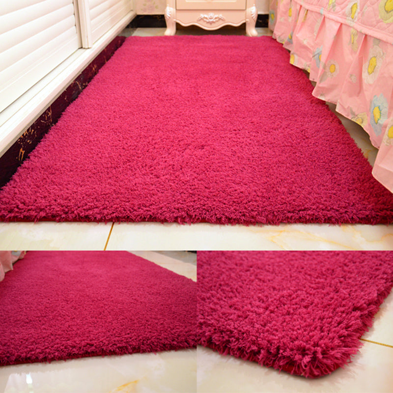 Avtoit | Casual Rug Acrylic Solid Color Rug Easy Care Indoor Rug for Bedroom