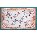 Avtoit | Modern bedroom carpet Multicolor animal print indoor carpet Polyester non-slip backing pet-friendly rug