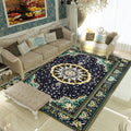 Avtoit | Nostalgia Floral Printed Rug Multicolor Synthetic Indoor Rug Non-Slip Backing Washable Rug for the Living Room