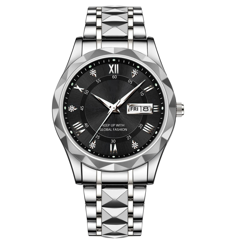 Avtoit | Waterproof Luminous Stainless Steel Two-tone Quartz Men's Watch