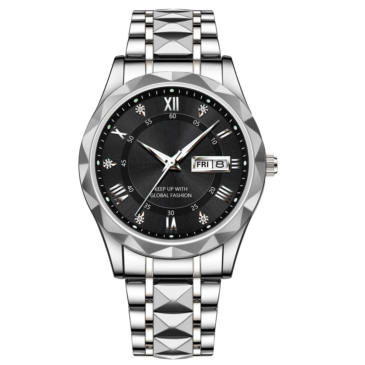 Avtoit | Waterproof Luminous Stainless Steel Two-tone Quartz Men's Watch